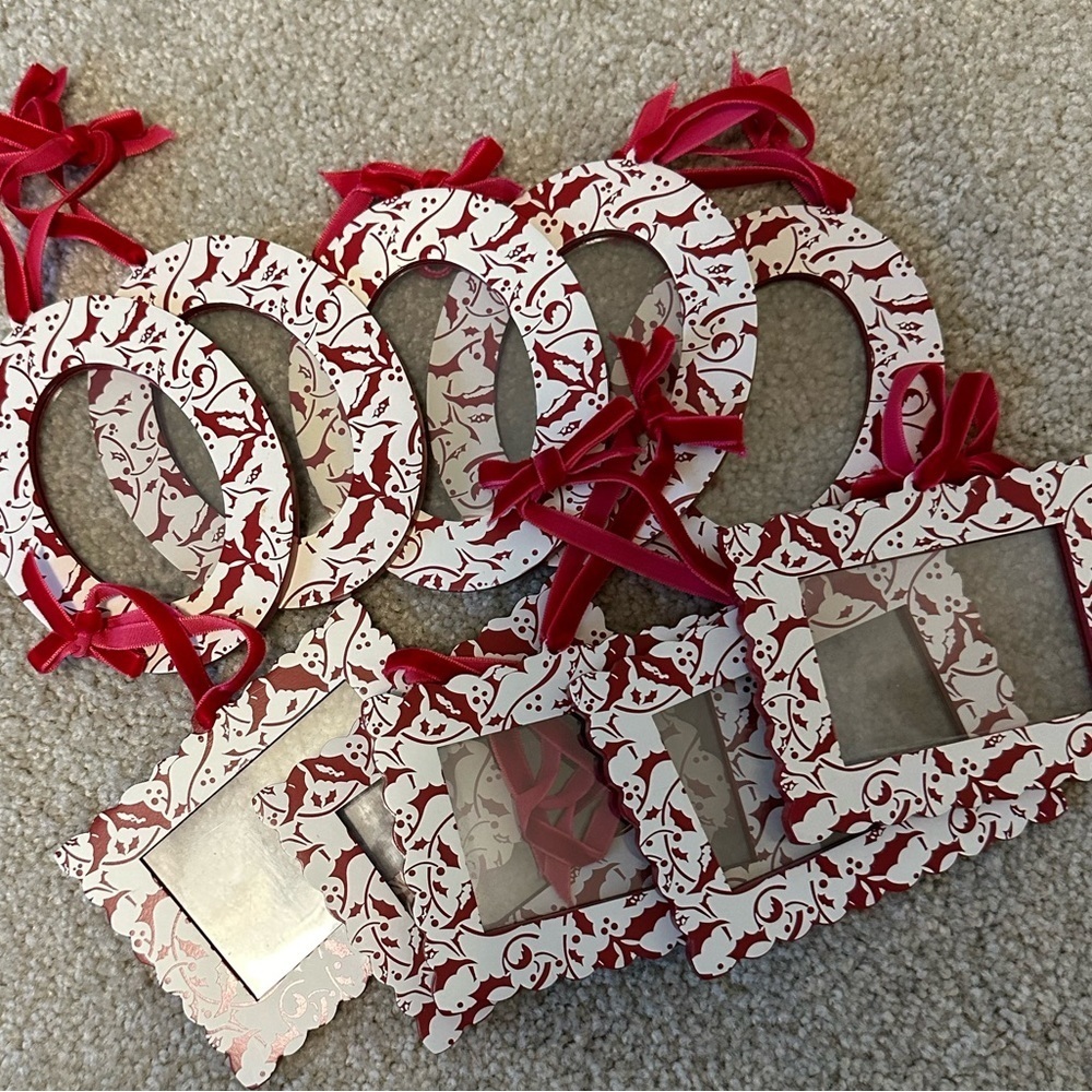 Christmas Ornament Photo Frames